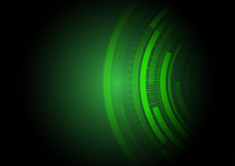 Abstract technology circles background