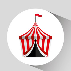 Obraz premium circus tent isolated icon design