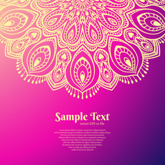 Vector Beautiful Mandala.