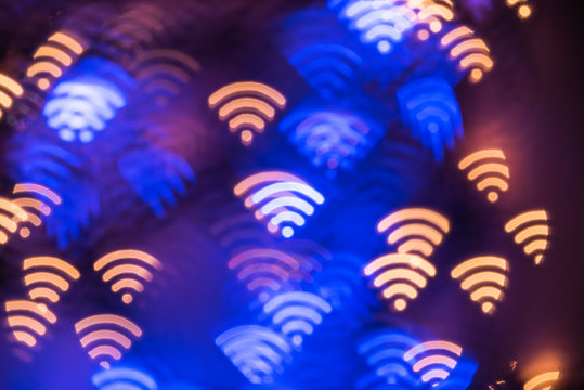 Abstract wireless background. WIFI