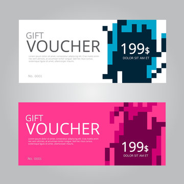 Vector design for Gift Voucher,Coupon
