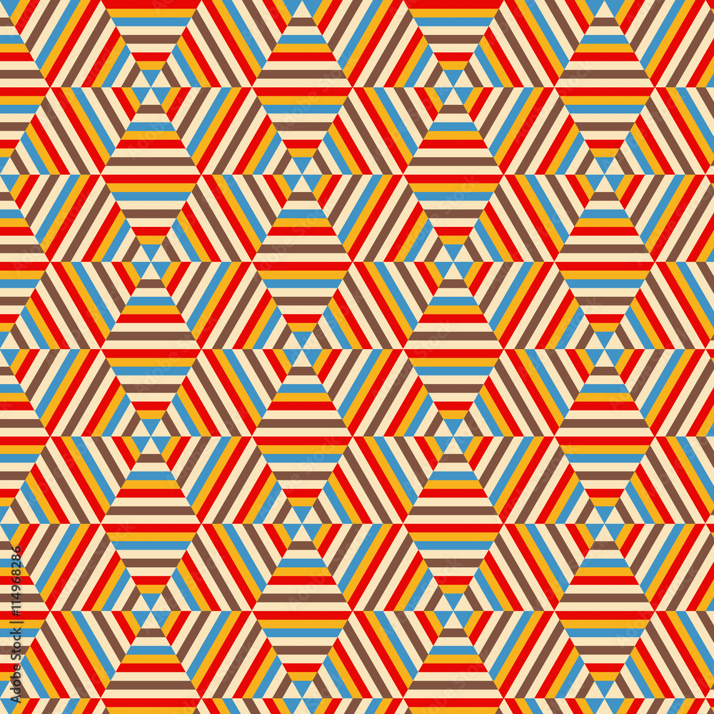Poster seamless vector geometric ,pattern background