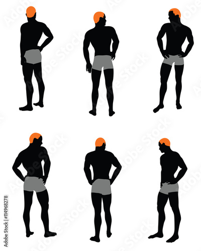 "Set of men silhouette" Stock image and royalty-free vector files on Fotolia.com - Pic 114968278