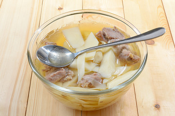 bamboo shoot boiled with pork
