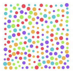 Fototapeta na wymiar color background of numerous bright circles.