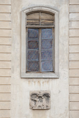 Fototapeta na wymiar Vintage stained-glass window