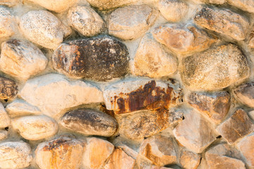Abstract texture of the stone Stone wall.