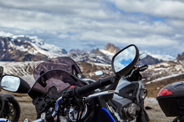 Motorcycle trip in the Dolomites