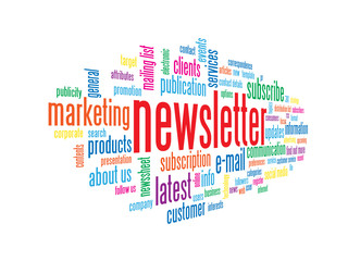 NEWSLETTER tag cloud