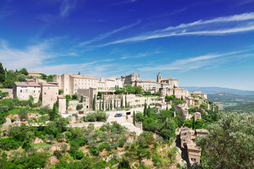 Fototapeta na wymiar panorama of Gordes