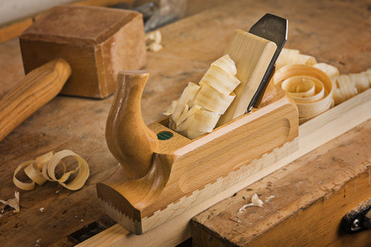 Holzbearbeitung Hobel Holzhobel Schreiner Woodcraft Tool_AI TPI 