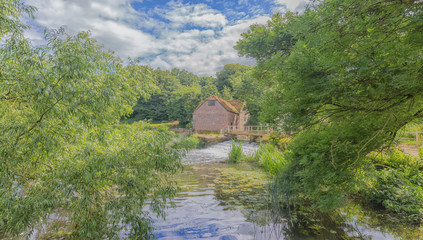 Watermill at Sturminster Newton in Dorset England.