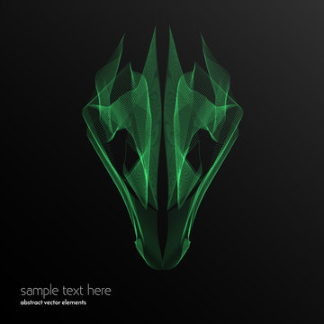 Vector abstract waves and lines background. Abstract shiny lines. Waved design element. Curvy waves vectors. Abstract template background. Blend effect vectors.