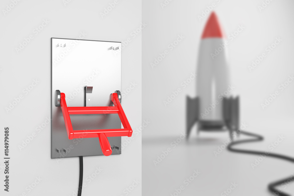 Canvas Prints concept of startup