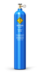 Liquefied oxygen industrial gas cylinder
