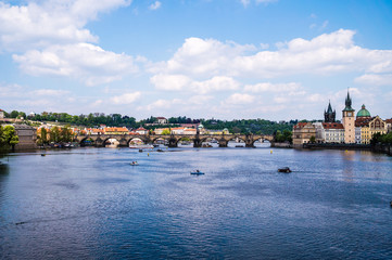Prague panorama city skyline