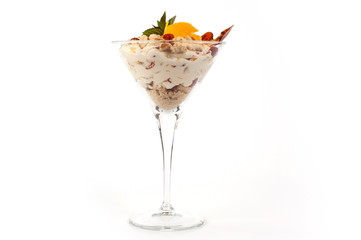 coppa ricotta gojie mandorle
