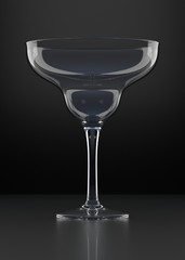 Empty Margarita Glass