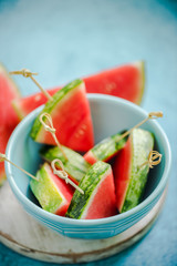 watermelon refreshing summer skewers