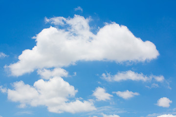 Fototapeta na wymiar Blue sky with clouds.