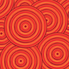 Abstract Aboriginal line painting in vector format.