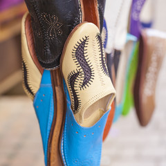 Colourful Moroccan slippers, Marrakesh