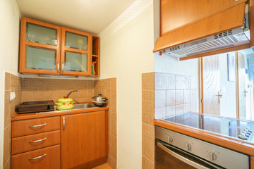 Interior of a guest house kitchen