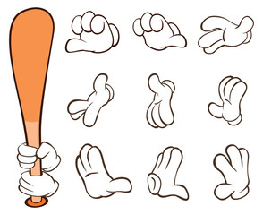 Illustration of a Hands in Gloves