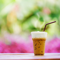 Iced coffee