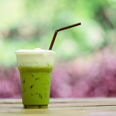 Iced green tea