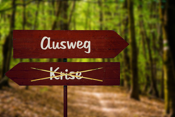 Schild 104 - Ausweg