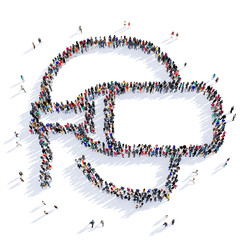 people virtual glasses reality icon