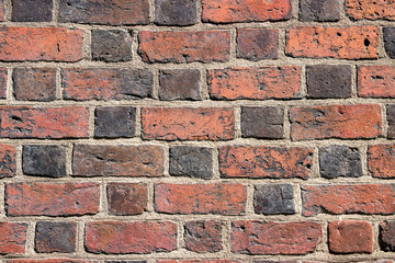 Background of old brick wall pattern texture.