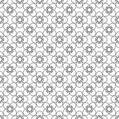 Floral black vintage pattern