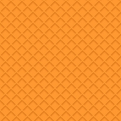 Fototapeta na wymiar orange waffle background