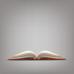 red open book 