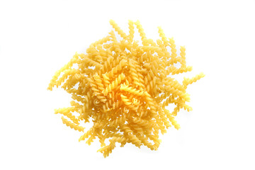 Pasta isolated on white background