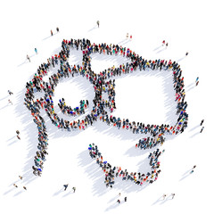 people virtual glasses reality icon