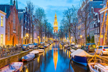 View of Chruch in Amsterdam, Netherlands