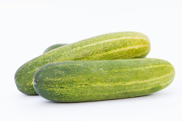 Cucumber isolated on white background