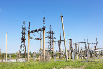 High voltage tower station