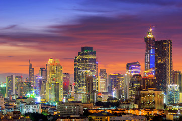 Bangkok business district.