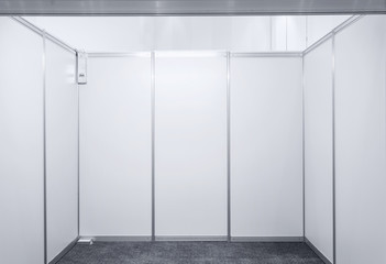 Booth with lighting
