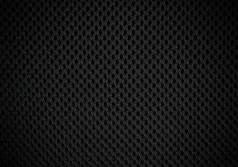 Fond de texture de tissu noir.