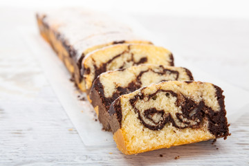 Marble cake - Homemade sweet dessert