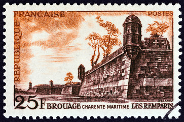 Ramparts of Brouage (France 1955)