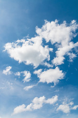 blue sky background with clouds