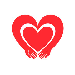 hands forming a heart symbol