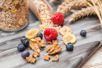 Muesli with berries