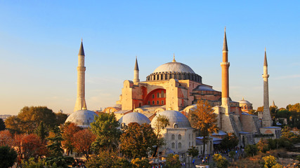 Fototapeta na wymiar Hagia Sophia,Istanbul,Turkey 